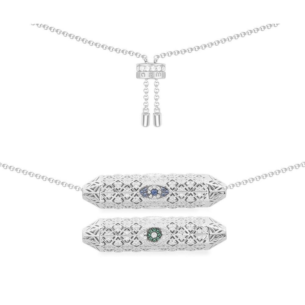 Evil Eye Spinner Necklace